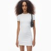 alexanderwang로고 미니 원피스