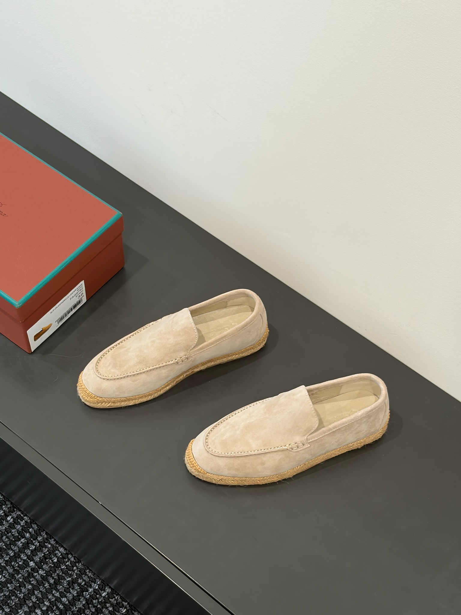 짚 깔창 로퍼